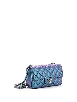 Chanel Classic Single Flap Bag Quilted Iridescent Lambskin Mini (view 2)