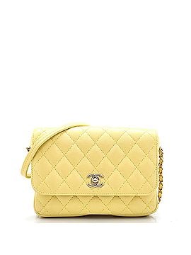 Chanel Side Packs Crossbody Bag Quilted Lambskin Small (view 1)