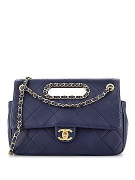 Chanel A Real Catch Flap Bag Quilted Lambskin Large (view 1)