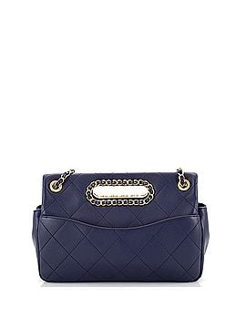 Chanel A Real Catch Flap Bag Quilted Lambskin Large (view 2)