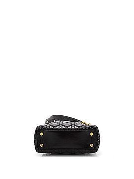 Christian Dior My Lady Dior Bag Cannage Quilted Crinkled Patent (view 2)