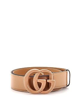 Gucci GG Marmont Monochrome Belt Leather with Enamel Wide (view 1)