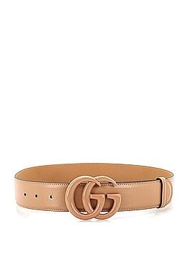 Gucci GG Marmont Monochrome Belt Leather with Enamel Wide (view 2)