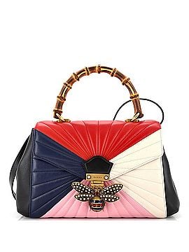 Gucci Queen Margaret Top Handle Bag Multicolor Quilted Leather Medium (view 1)
