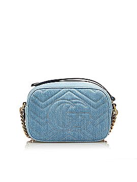 Gucci Pearly GG Marmont Matelasse Crossbody Bag (view 2)