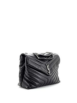 Saint Laurent Loulou Shoulder Bag Matelasse Chevron Leather Medium (view 2)