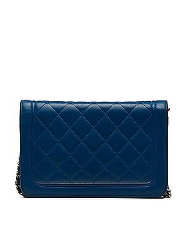 Chanel CC Quilted Lambskin Wallet On Chain (view 2)