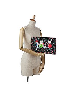 Givenchy Printed Leather Clutch Bag (view 2)