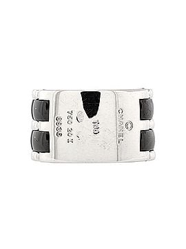 Chanel Ultra Link Ring 18K White Gold with Hematite Large (view 2)