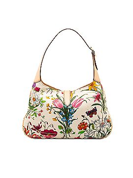 Gucci Flora New Jackie Canvas Shoulder Bag (view 2)