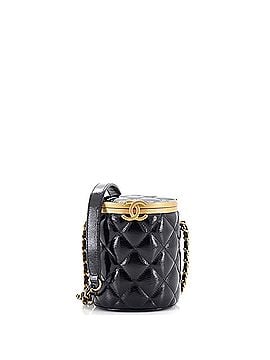 Chanel Crown Box Vanity Bag Quilted Patent Mini (view 1)