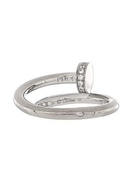 Cartier Juste un Clou Ring 18K White Gold with Diamonds (view 2)