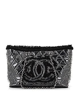 Chanel Funny Tweed Tote Quilted Vinyl Small (view 1)
