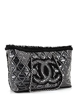 Chanel Funny Tweed Tote Quilted Vinyl Small (view 2)