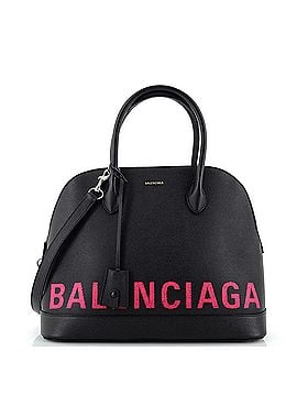 Balenciaga Logo Ville Bag Leather Medium (view 1)