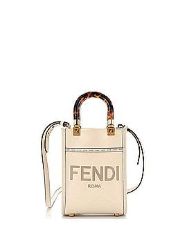 Fendi Sunshine Shopper Tote Leather Mini (view 1)