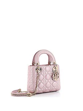 Christian Dior Lady Dior Chain Bag Cannage Quilt Iridescent Leather Mini (view 2)