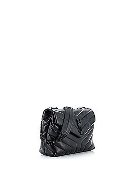 Saint Laurent Loulou Shoulder Bag Matelasse Chevron Leather Small (view 2)