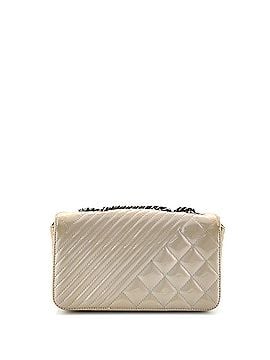 Chanel Coco Boy Flap Bag Quilted Patent Small (view 2)