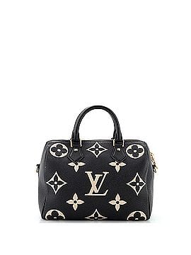 Louis Vuitton Speedy Bandouliere Bag Bicolor Monogram Empreinte Giant 25 (view 2)