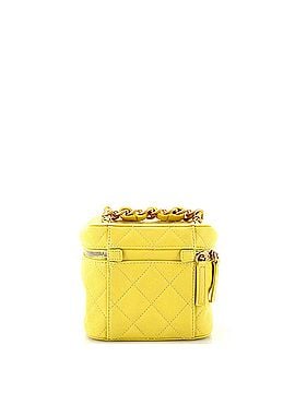 Chanel Chain Bar Vanity Case with Chain Quilted Calfskin Small (view 2)