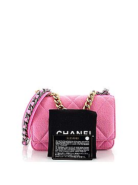 Chanel 19 Wallet on Chain Quilted Denim (view 2)