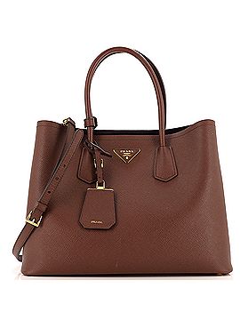 Prada Cuir Double Tote Saffiano Leather Large (view 1)