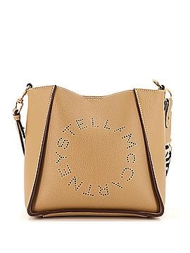 Stella McCartney Logo Crossbody Bag Perforated Faux Leather Medium (view 1)