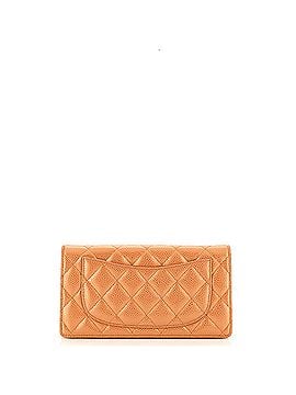 Chanel L-Yen Wallet Quilted Caviar (view 2)