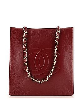 Chanel Timeless CC Chain Shopping Tote Shiny Aged Calfskin North South (view 1)