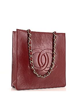 Chanel Timeless CC Chain Shopping Tote Shiny Aged Calfskin North South (view 2)