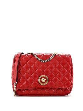 Versace Medusa Icon Chain Flap Bag Quilted Leather Mini (view 1)