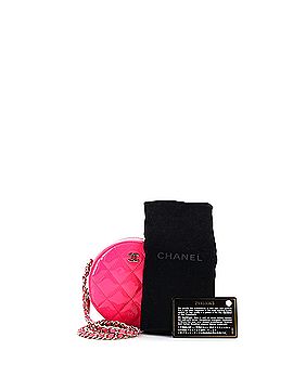 Chanel Round Clutch with Chain Quilted Lambskin Mini (view 2)