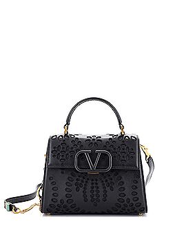 Valentino Garavani VSling Top Handle Bag Embroidered Leather Small (view 1)