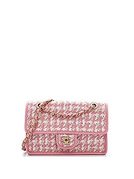 Chanel Classic Single Flap Bag Woven Lambskin and Viscose Small (view 1)