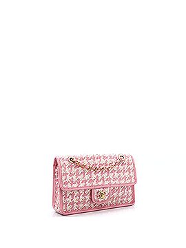 Chanel Classic Single Flap Bag Woven Lambskin and Viscose Small (view 2)