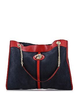 Gucci Rajah Chain Tote Suede Large (view 1)