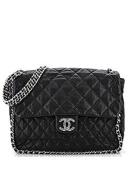 Chanel Chain Around Flap Bag Quilted Leather Maxi (view 1)