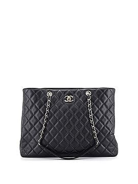 Chanel Classic CC Shopping Tote Quilted Caviar Large (view 1)