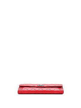 Chanel Boy Flap Wallet Quilted Lambskin Long (view 2)