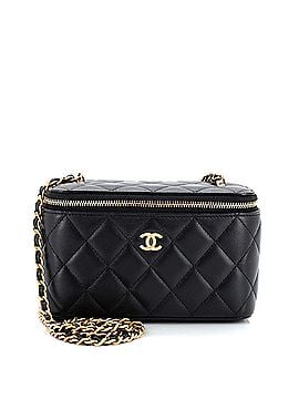 Chanel Classic Vanity Case with Chain Quilted Lambskin Small (view 1)