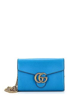 Gucci GG Marmont Chain Wallet Leather Mini (view 1)