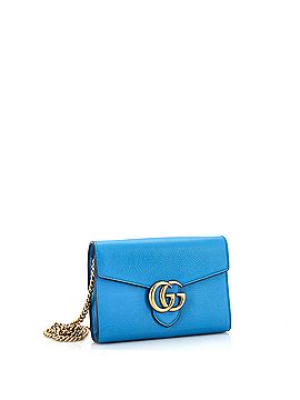 Gucci GG Marmont Chain Wallet Leather Mini (view 2)