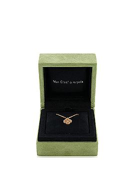 Van Cleef & Arpels Sweet Alhambra Pendant Necklace 18K Rose Gold (view 2)
