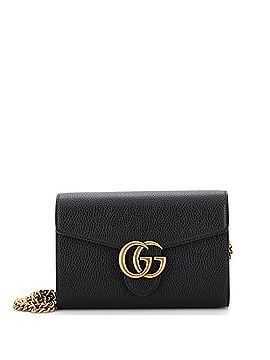 Gucci GG Marmont Chain Wallet (Outlet) Leather Mini (view 1)