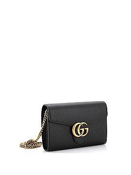 Gucci GG Marmont Chain Wallet (Outlet) Leather Mini (view 2)