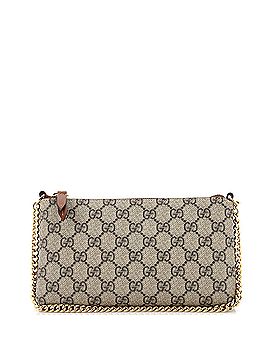 Gucci Chain Wristlet Wallet (Outlet) GG Coated Canvas (view 1)