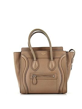 Céline Luggage Bag Smooth Leather Micro (view 1)