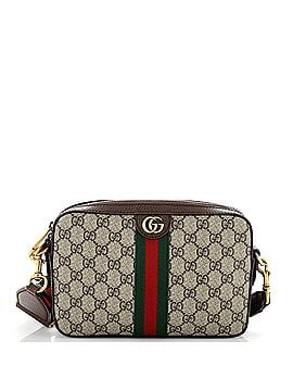 Gucci Ophidia Zip Wristlet Shoulder Bag GG Coated Canvas Small (view 1)