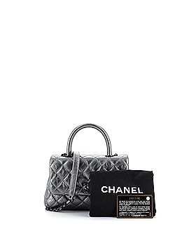 Chanel Coco Top Handle Bag Quilted Aged Calfskin Mini (view 2)